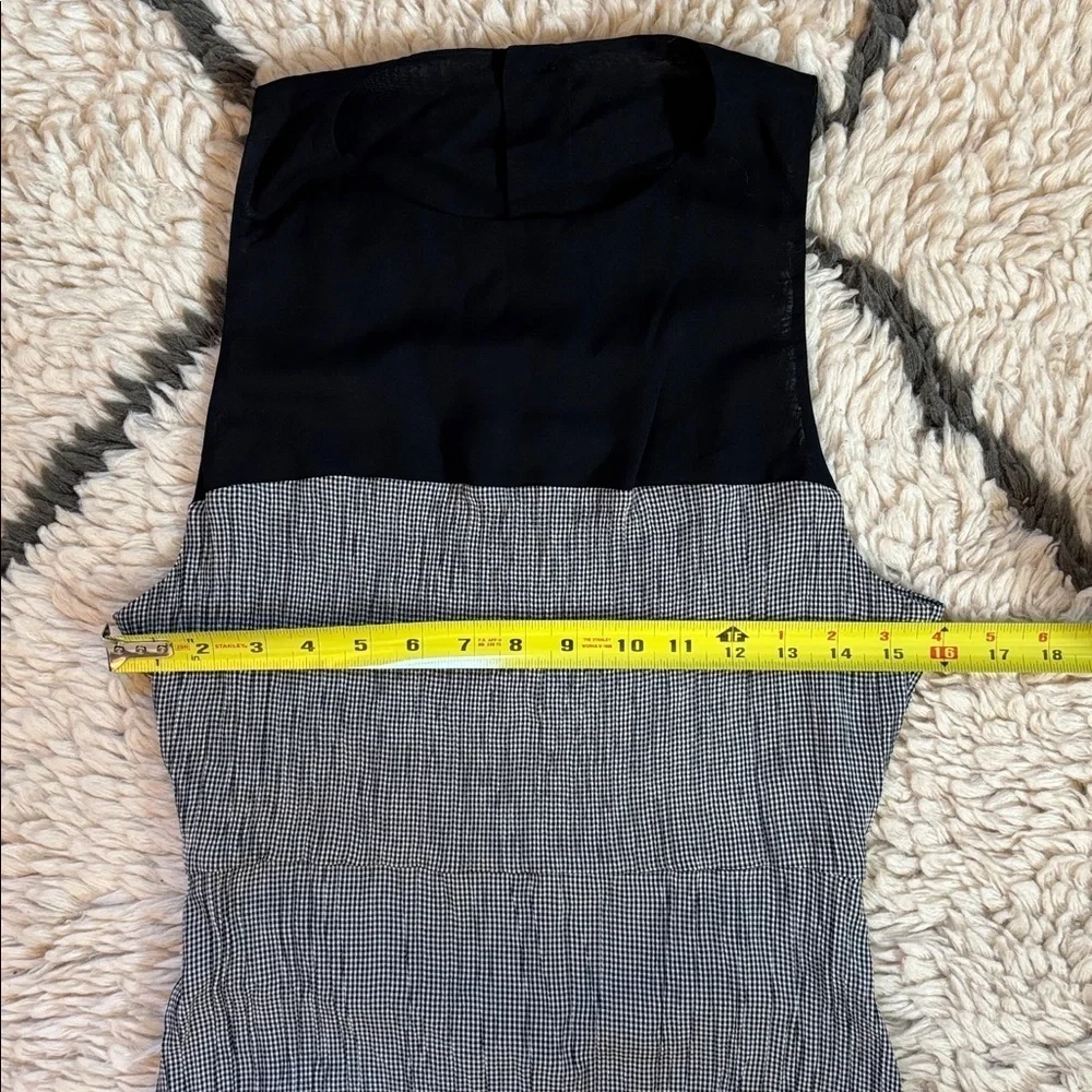 Christy Dawn Black and White Sleeveless Dress